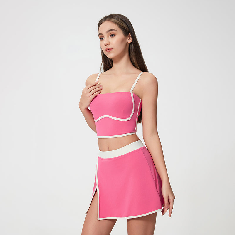 Lightweight Strappy Sports Bra — Breathable 4-Way Stretch Yoga & Gym Bra with Removable Pads