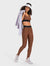 High-Waisted Contrast Color Sculpting Leggings — Nude-Feel Butt-Lifting & Tummy-Control Yoga Pants