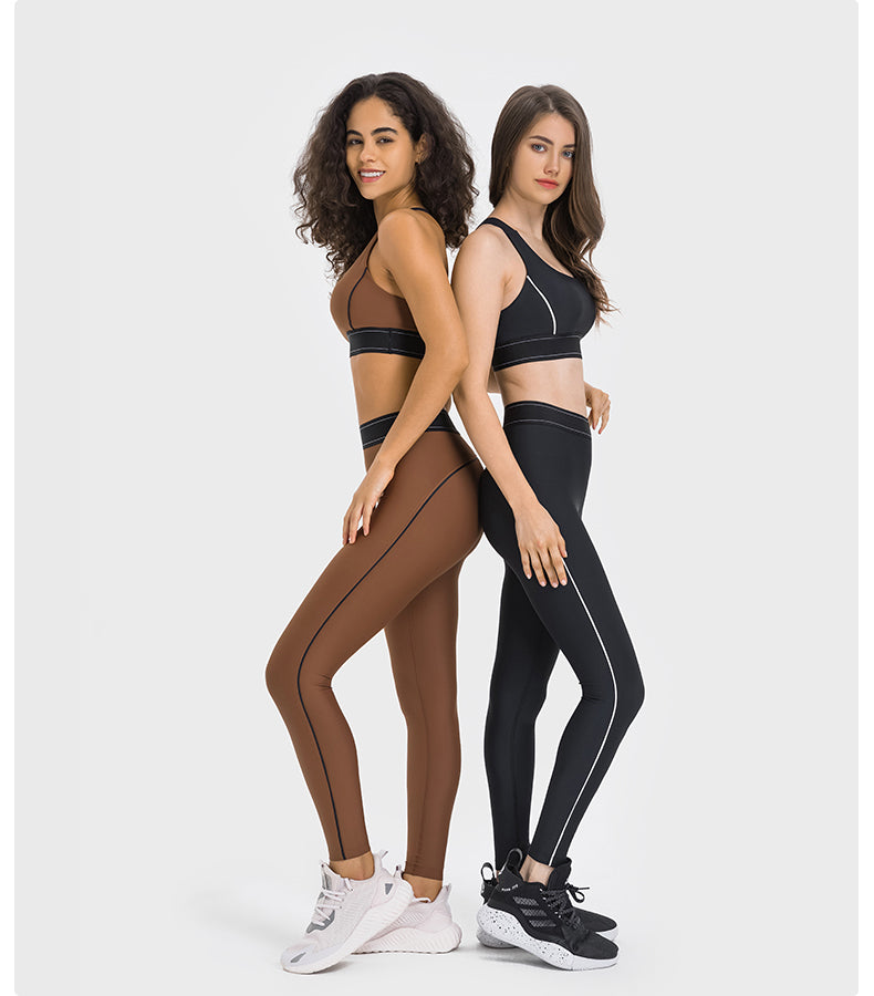 High-Support Adjustable Strappy Sports Bra — Anti-Shock & Contoured Fit for Gym, Running, and Yoga