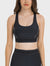 High-Support Adjustable Strappy Sports Bra — Anti-Shock & Contoured Fit for Gym, Running, and Yoga