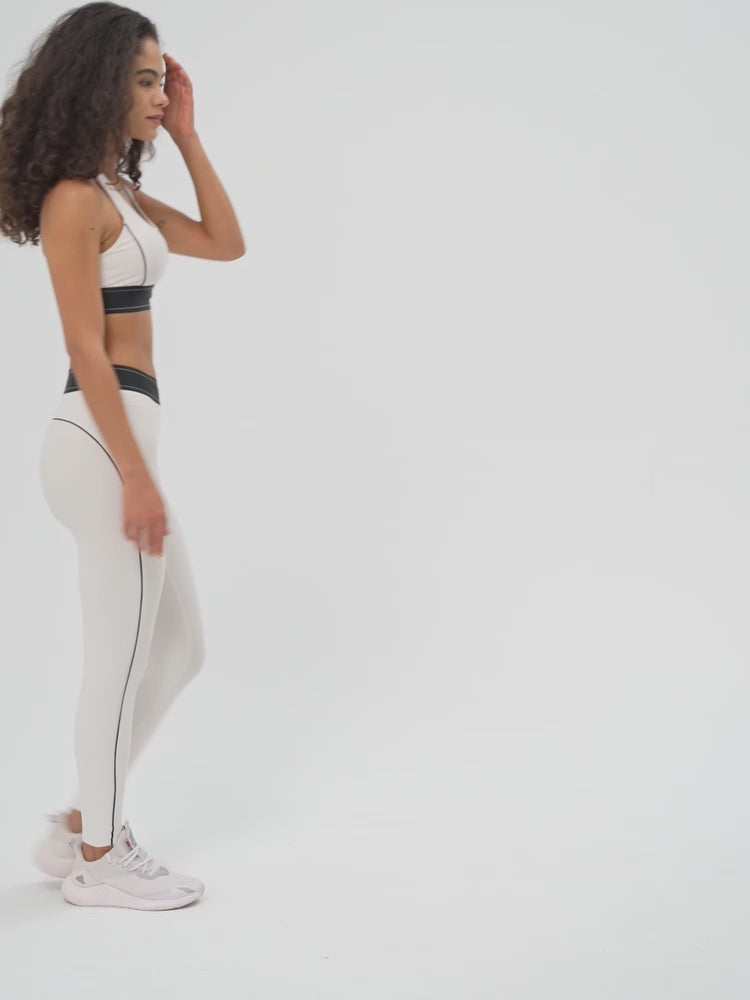 High-Support Adjustable Strappy Sports Bra — Anti-Shock & Contoured Fit for Gym, Running, and Yoga
